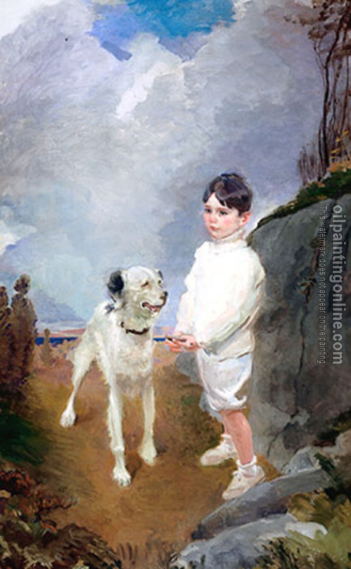 Beaux, Cecilia - Lane Lovell and His Dog